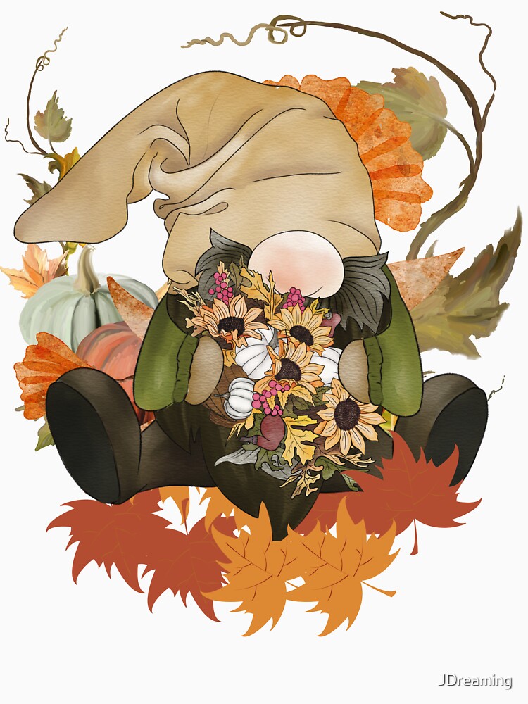 Watercolor Woodland Fall Gnome by JDreaming