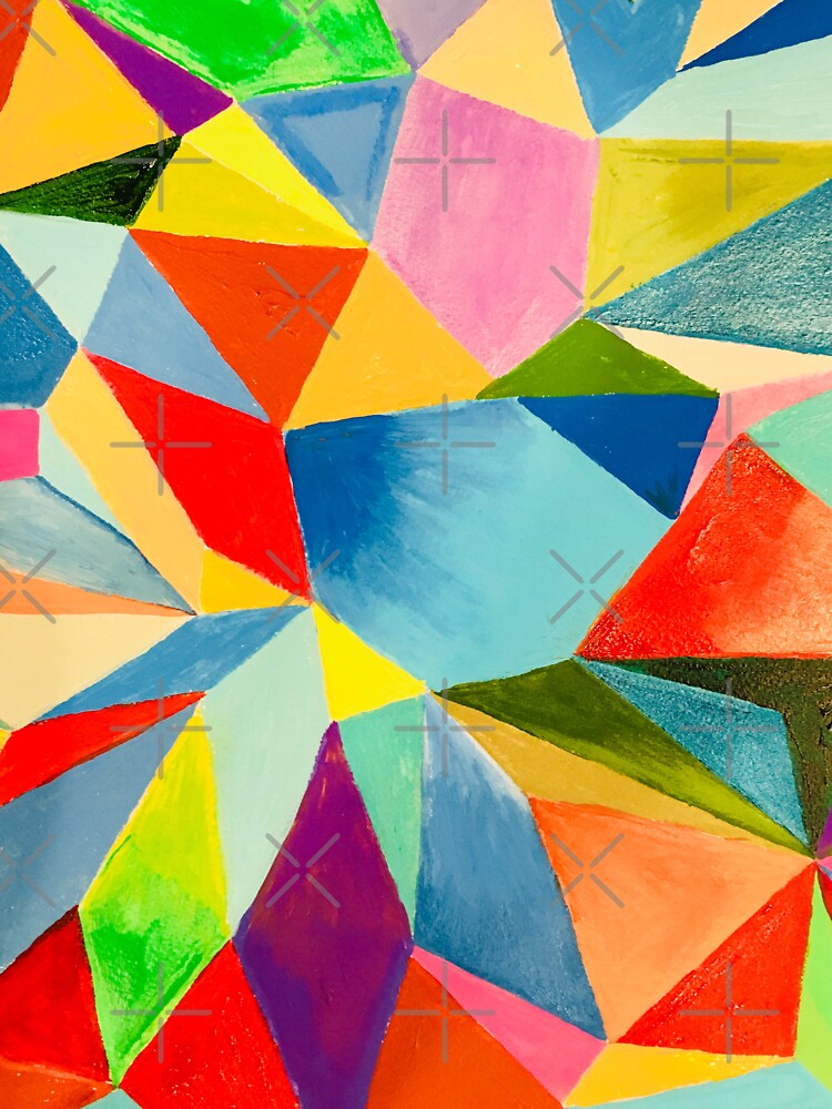 Mosaic wall art abstract by Rossi Kelton
