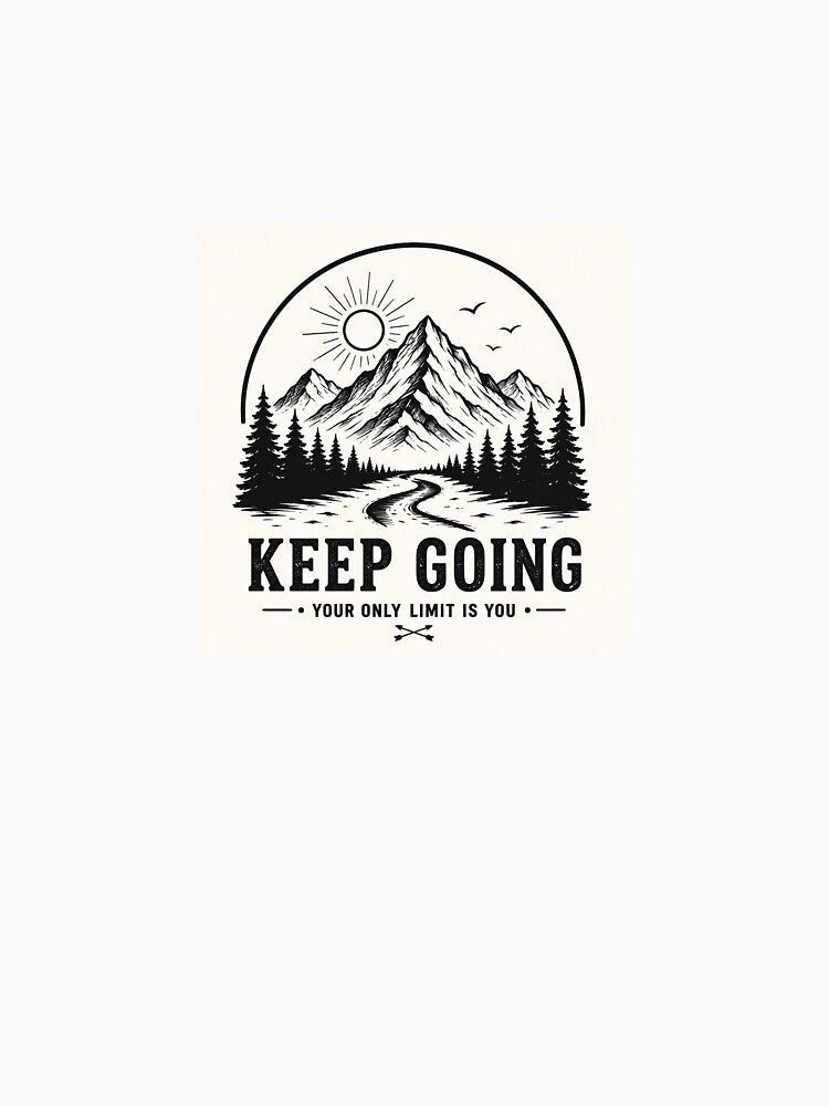 Keep Going Mountain Motivation by ssluxury