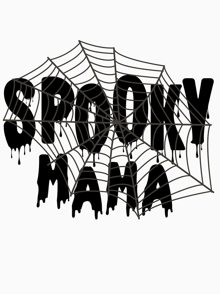 GROOVY GHOST SPOOKY HALLOWEEN SPOOKY MAMA T-SHIRT by Aysarhaniya22