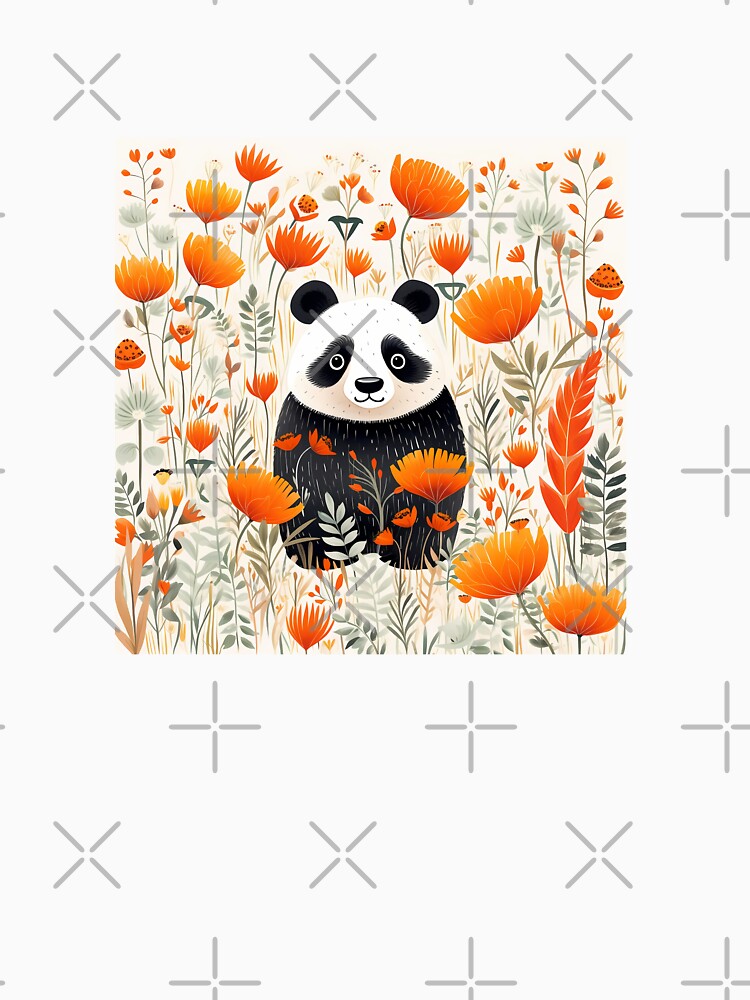 A POETIC PANDA IMMERSED IN NATURE by infinitearte