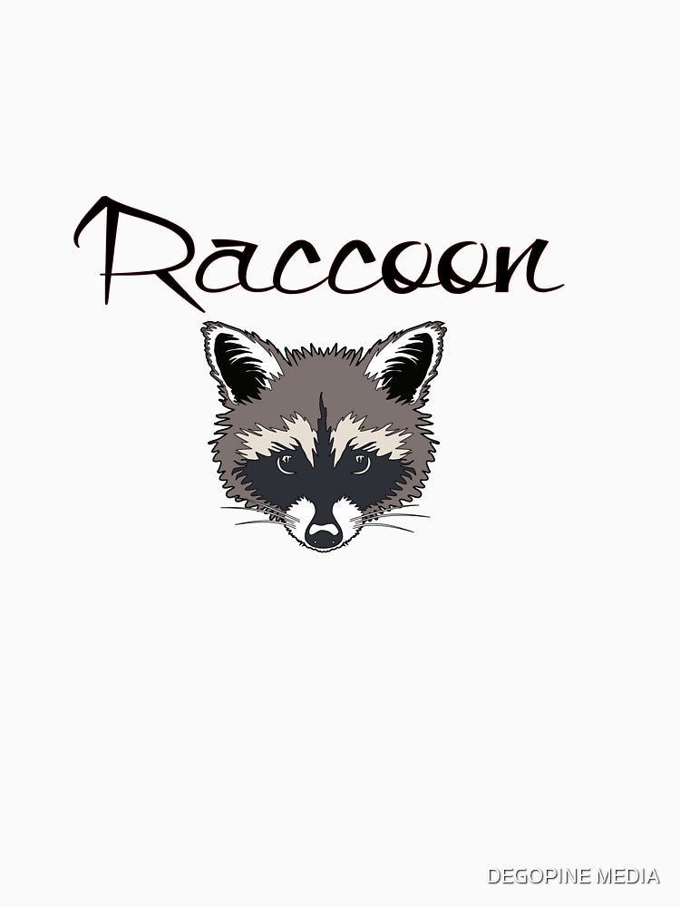 RACCOON, PRINT DESIGN by DegoPine  Art Studio