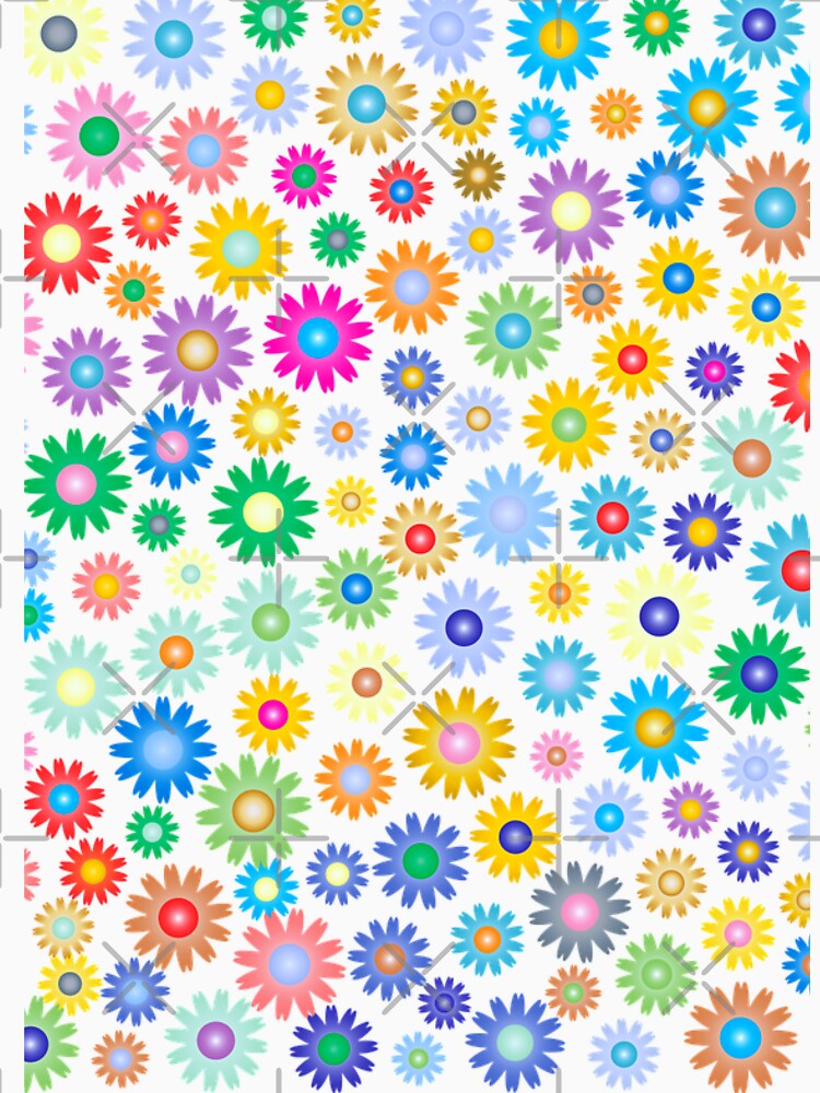 Pastel Flowers Pattern by Foofighter01