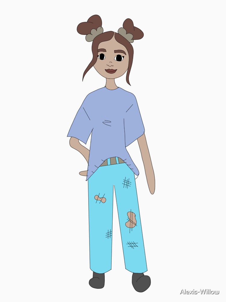 Girl With Scrunchies by Alexis-Willow