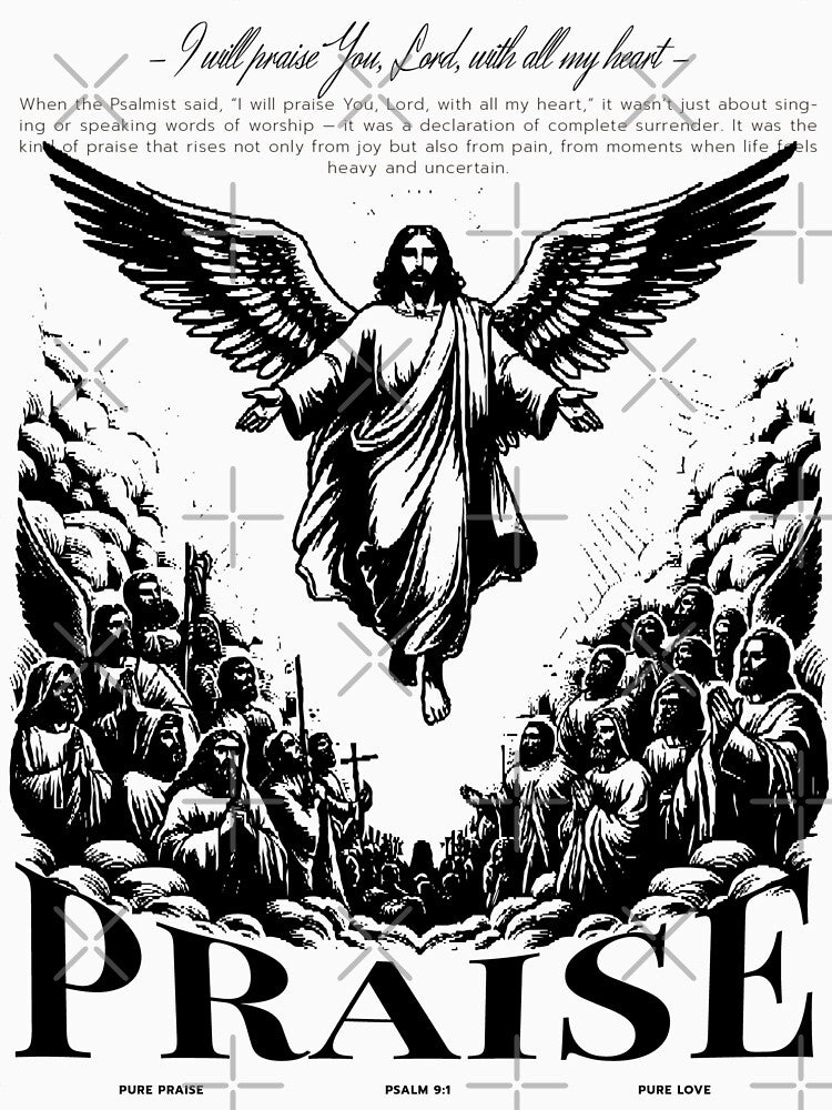 Psalms 9:1 by NF Designs Studio DTF