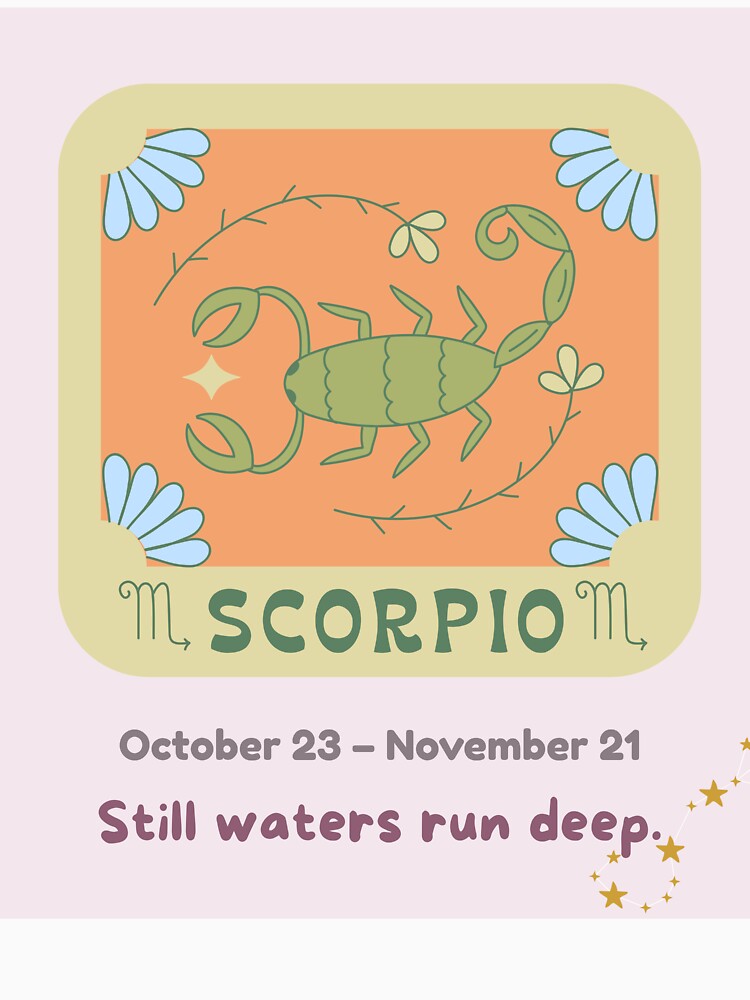 Scorpio Zodiac Sign | Elegant Minimal Astrology Design by Sparlio