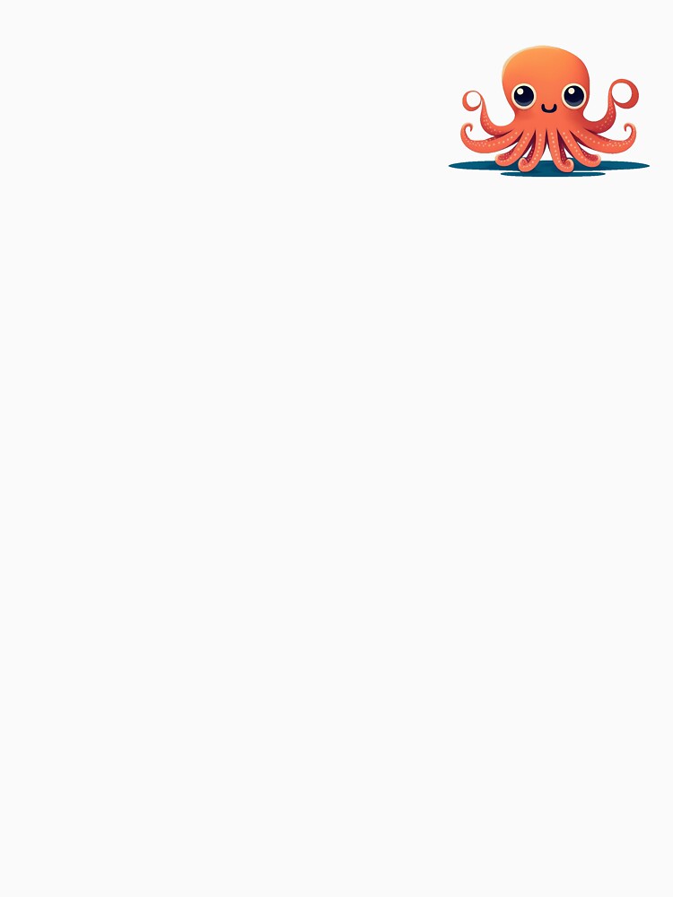 Orange octopus by Peeibe