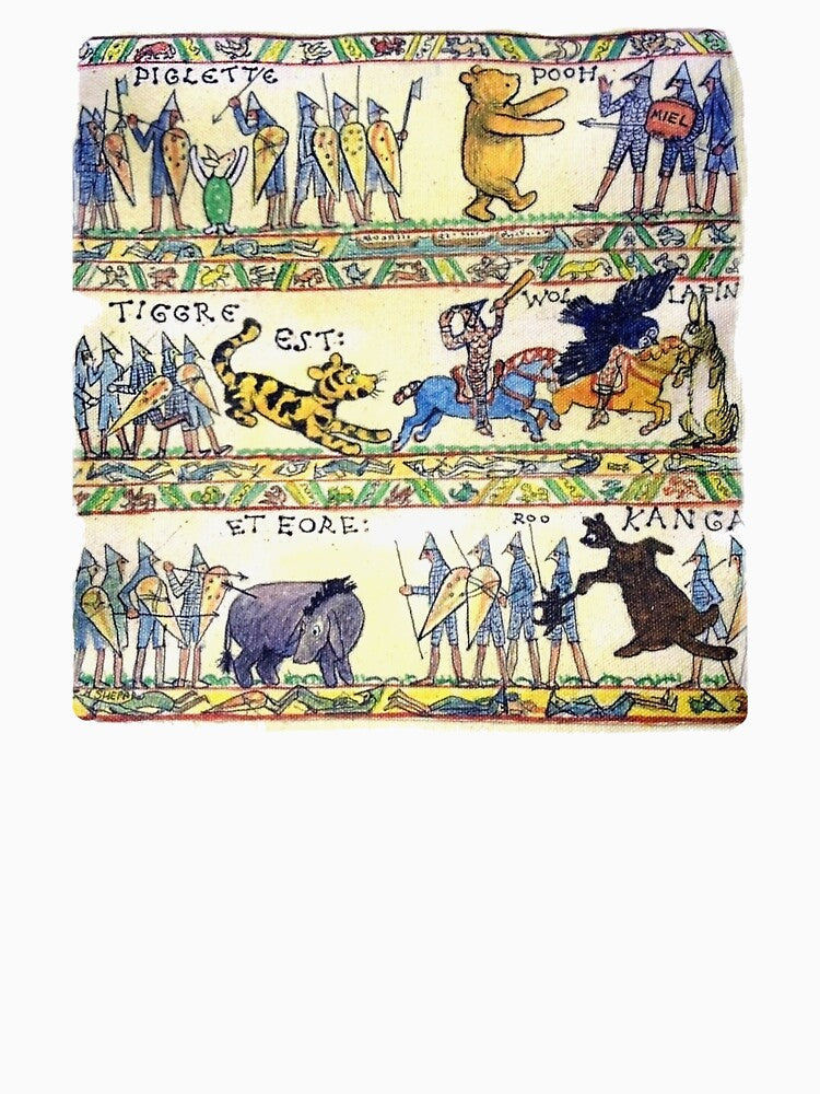 Pooh Bayeux Tapestry by Art Off the Wood