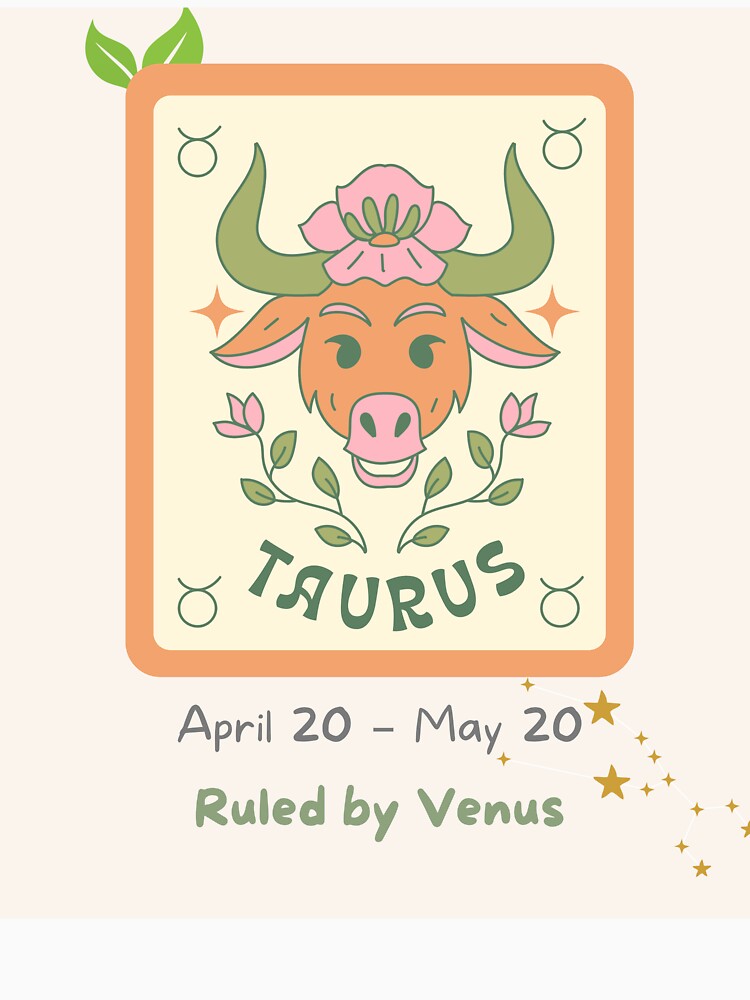 Taurus Zodiac Sign | Calm Earthy Astrology Design by Sparlio