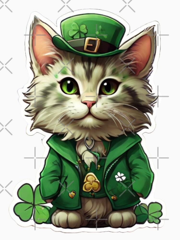 St Patricks Day Kitty by Krieghorn