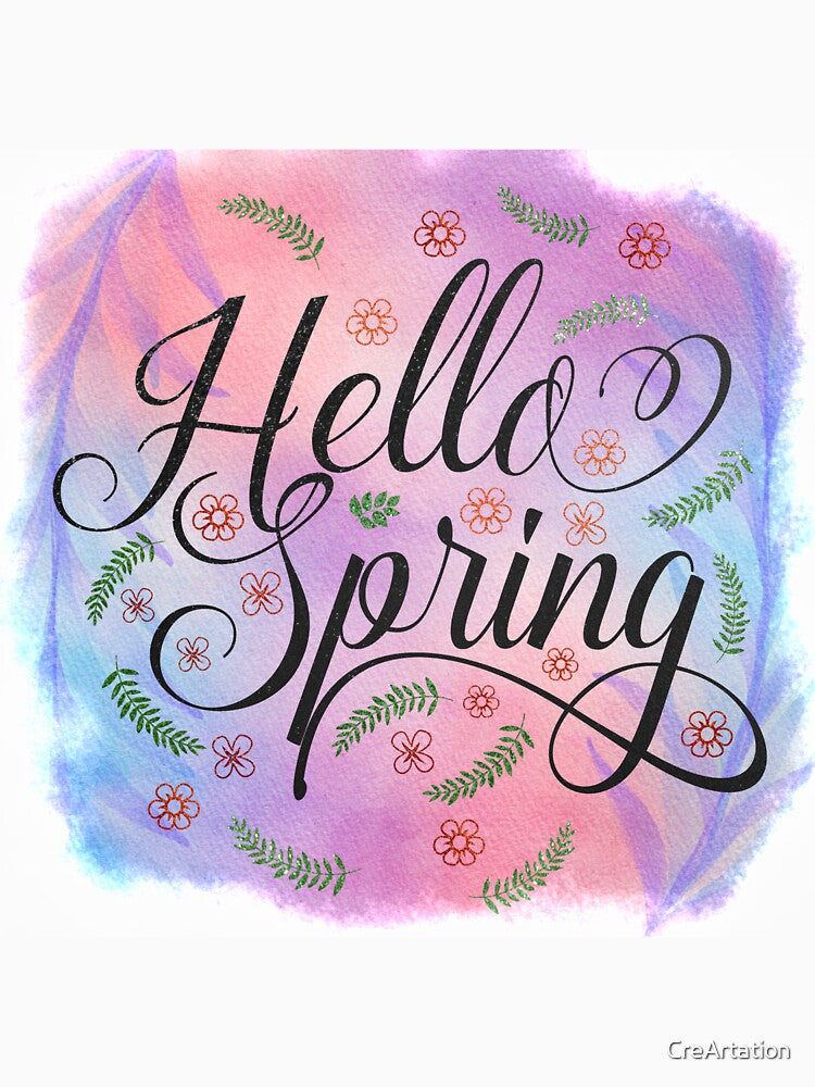 Hello Spring in soft pastels. by CreArtation