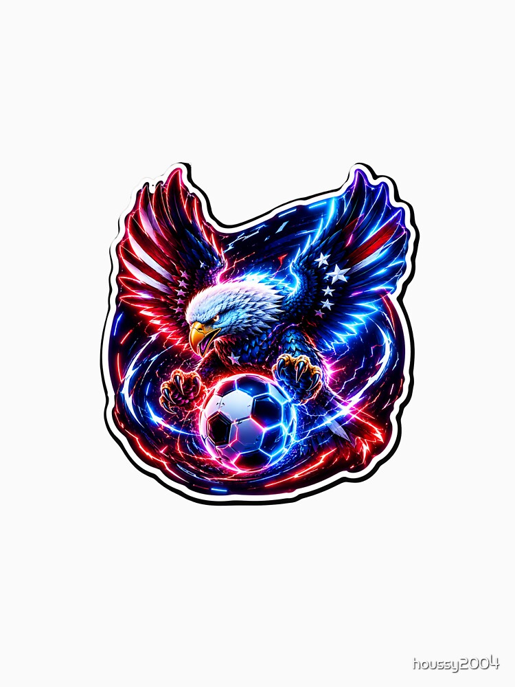 USA World Cup 2026 Neon Eagle Sticker by houssy2004