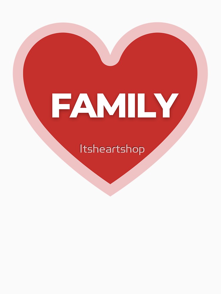 I Heart Family by Itsheartshop