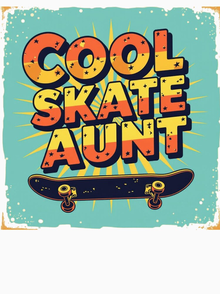 Cool skate aunt gift idea by ClairesGarden