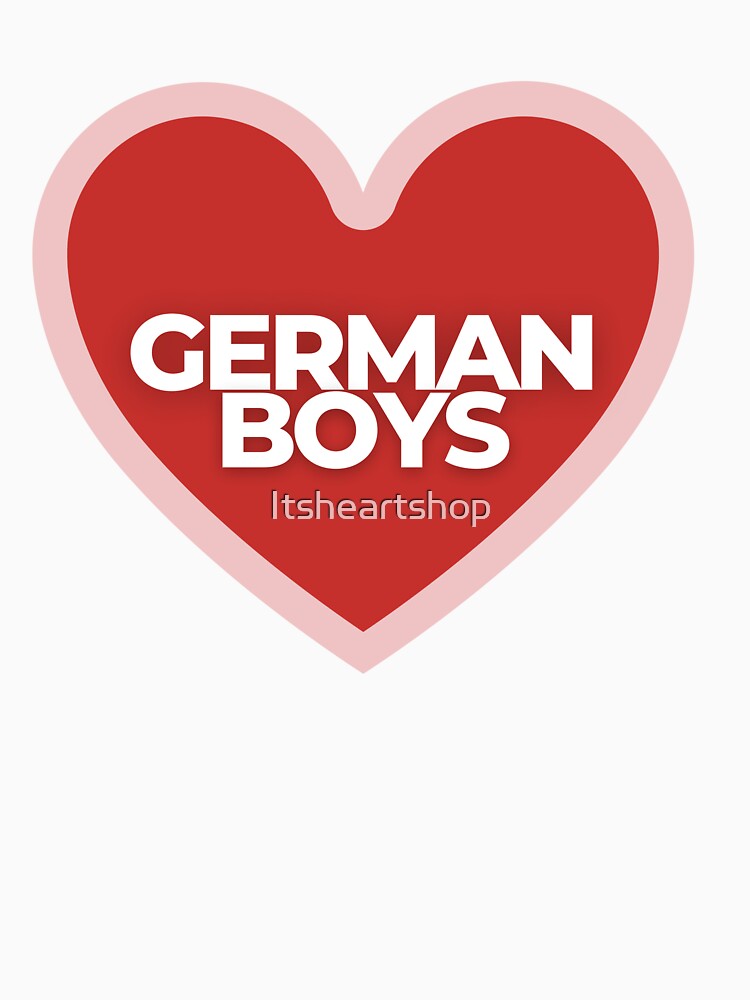I Heart German Boys by Itsheartshop