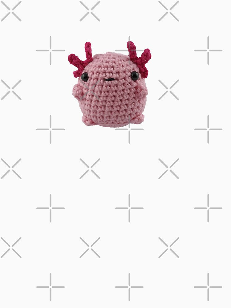 Cute crochet axolotl by Created by Aia