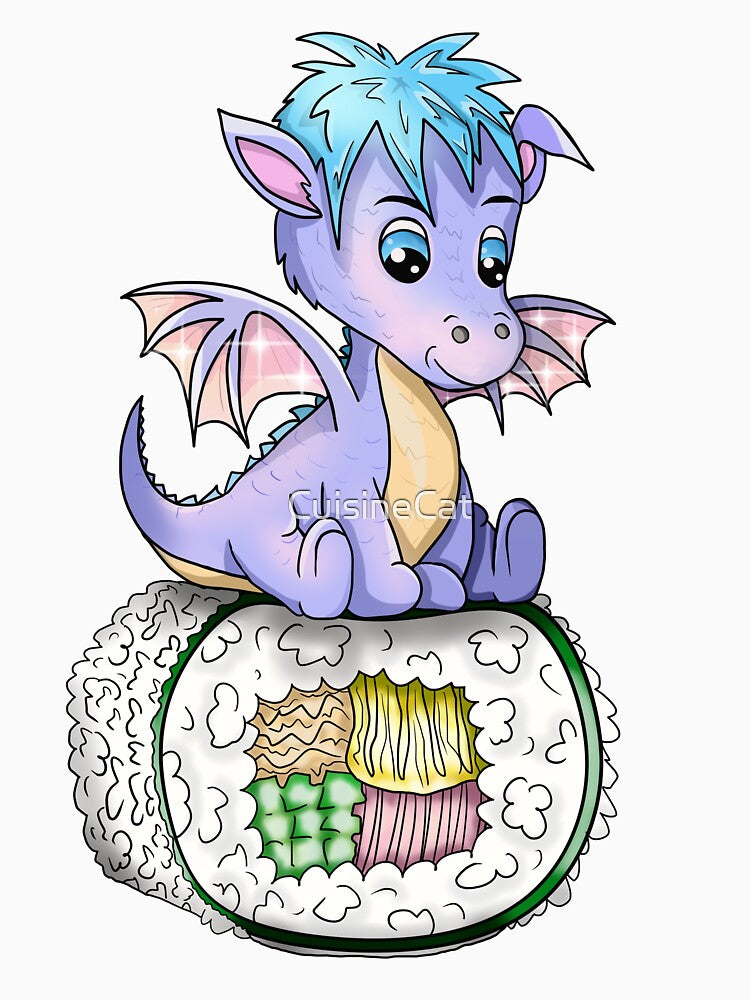 baby dragon roll sushi by CuisineCat