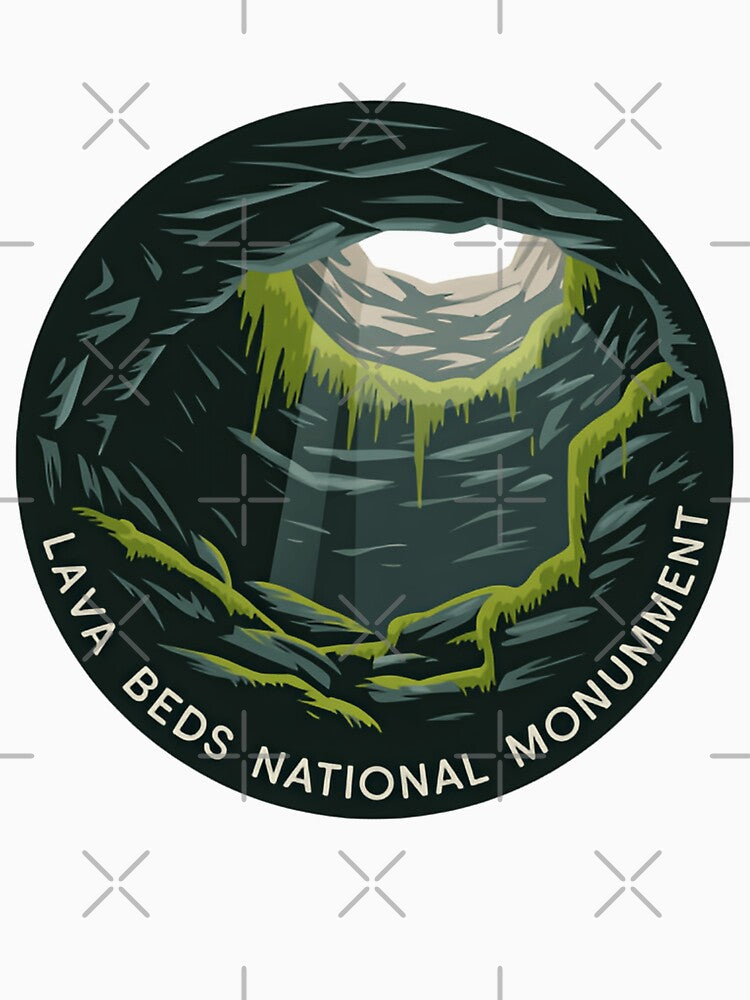 Lava Beds National Park Monument Established 1925 Vintage Wilderness Exploration by Simsimah26Parks