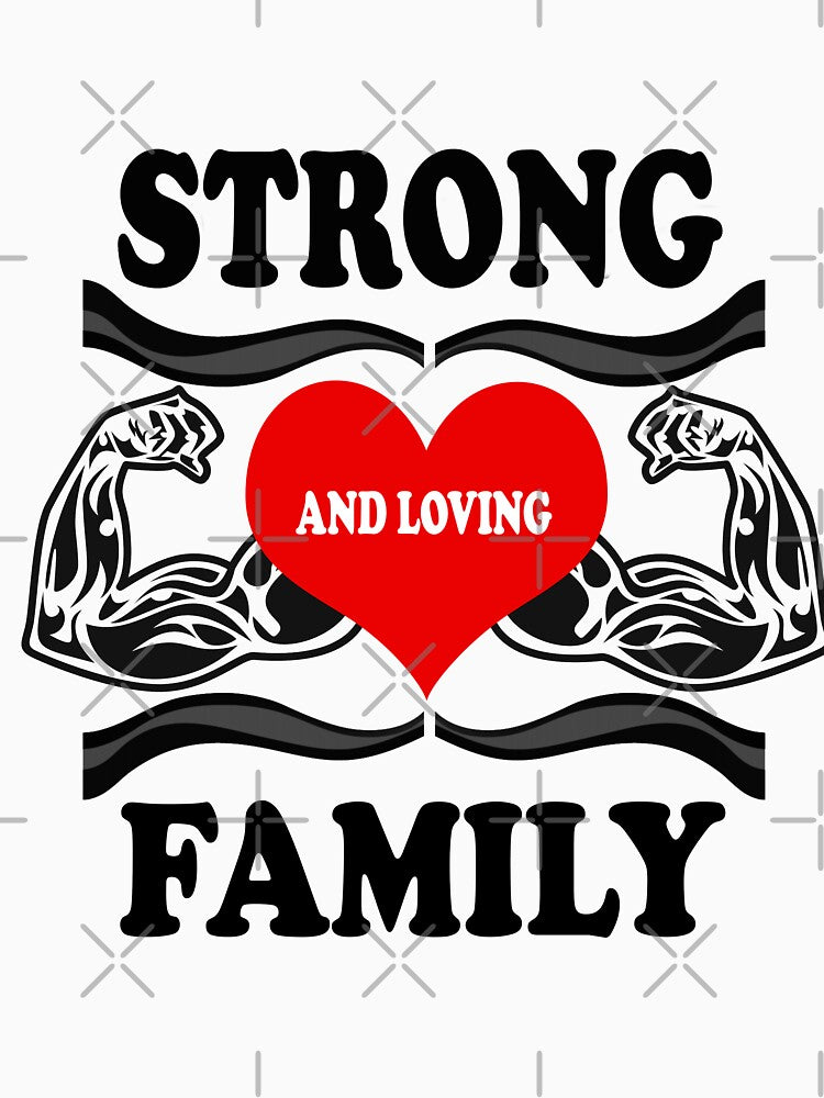 Strong and loving family,  gift idea for family, mum, dad, siblings by Mac Store
