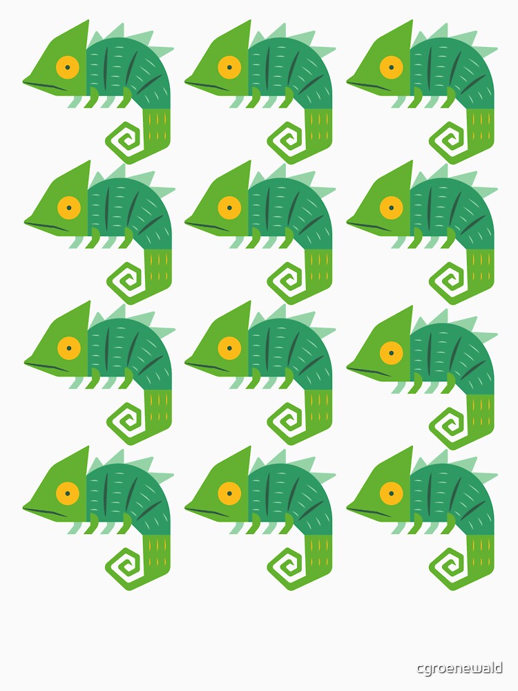 Green Chameleon Design by cgroenewald