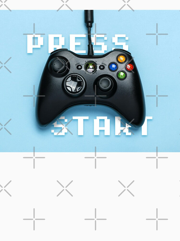 Press Start Pixel Controller Art by akbfradio