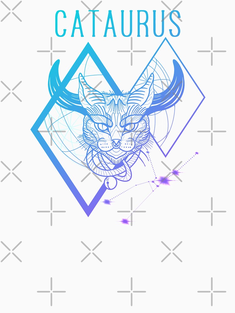 Aesthetic fuchsia and blue zodiac cattery: cataurus by Blacklinesw9