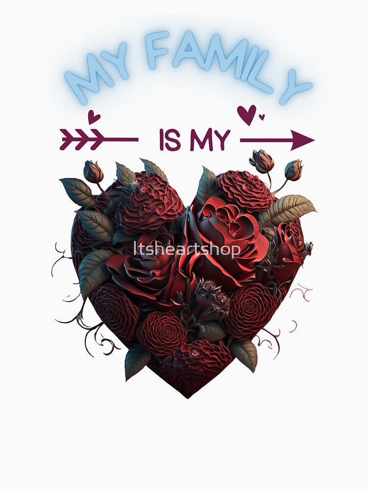 My Family Is My Valentine by Itsheartshop