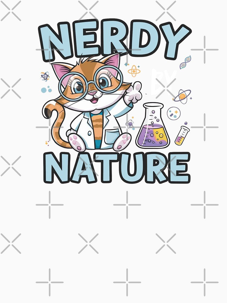 Cartoon Cat Style – Nerdy by Nature Funny Nerdy Gifts by StemMerch247