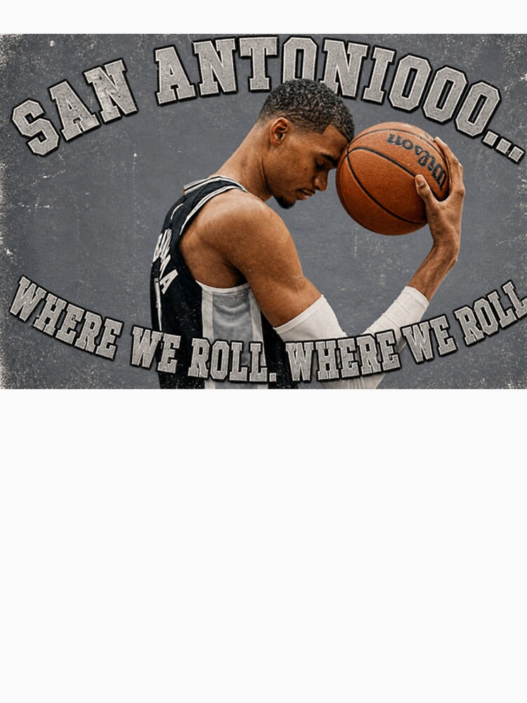 San Antonio, where we roll - San Antonio Spurs - Wemby - Viral song lyrics by Barbells & Brews