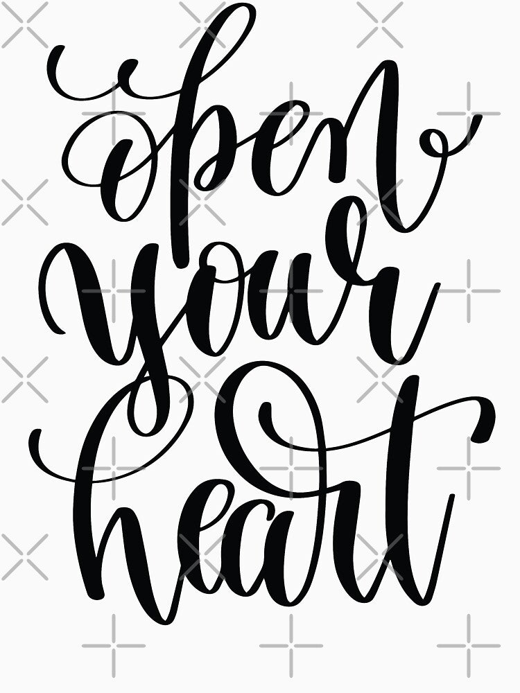 Open Your Heart Inspirational Quotes by ProjectX23