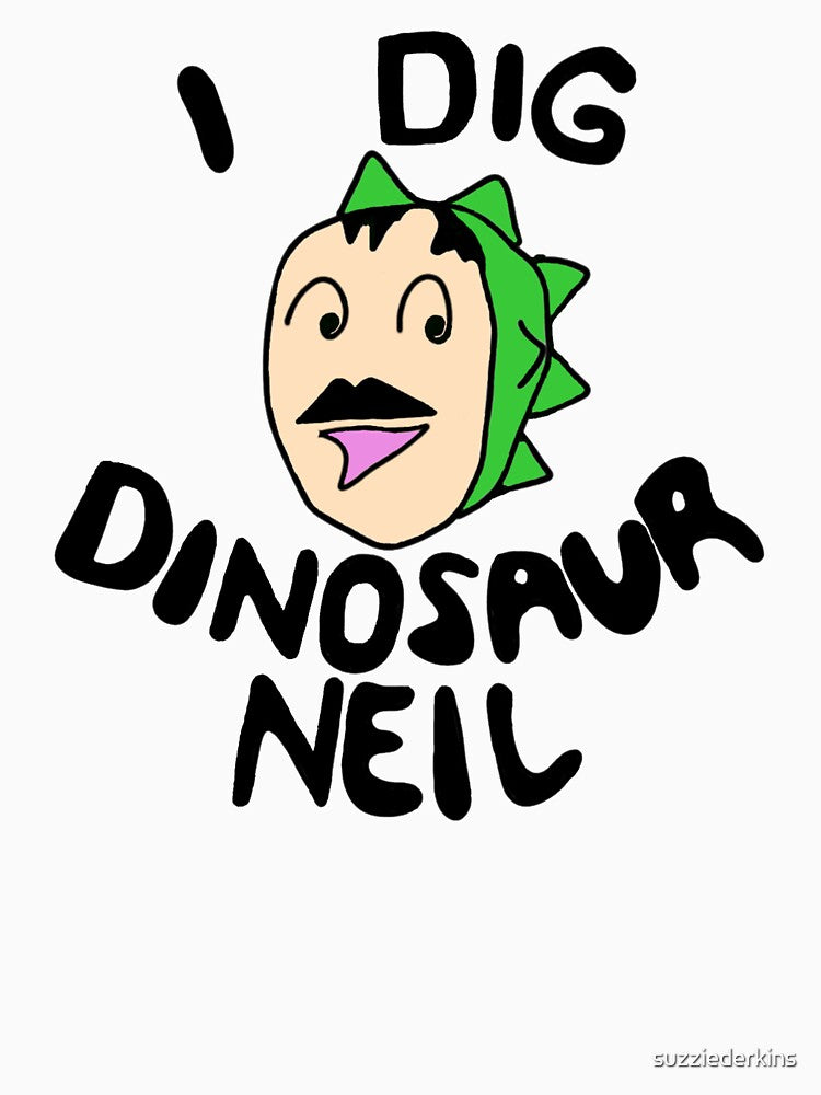 I Dig Dinosaur Neil by suzziederkins