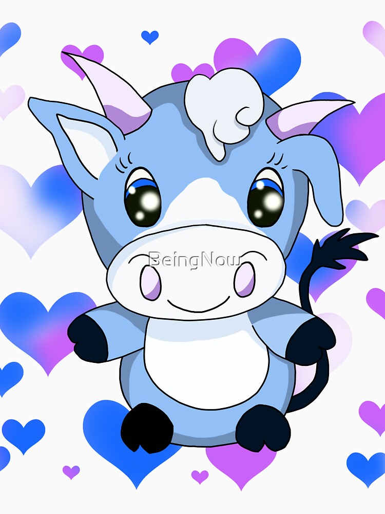 blue baby cow by BeingNow