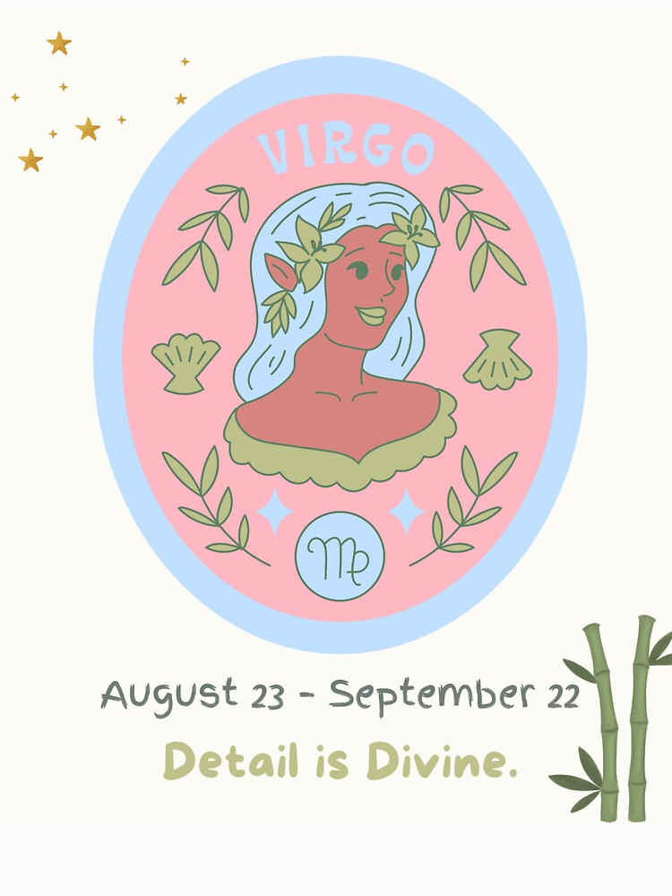 Virgo Zodiac Sign | Clean Earthy Astrology Design by Sparlio