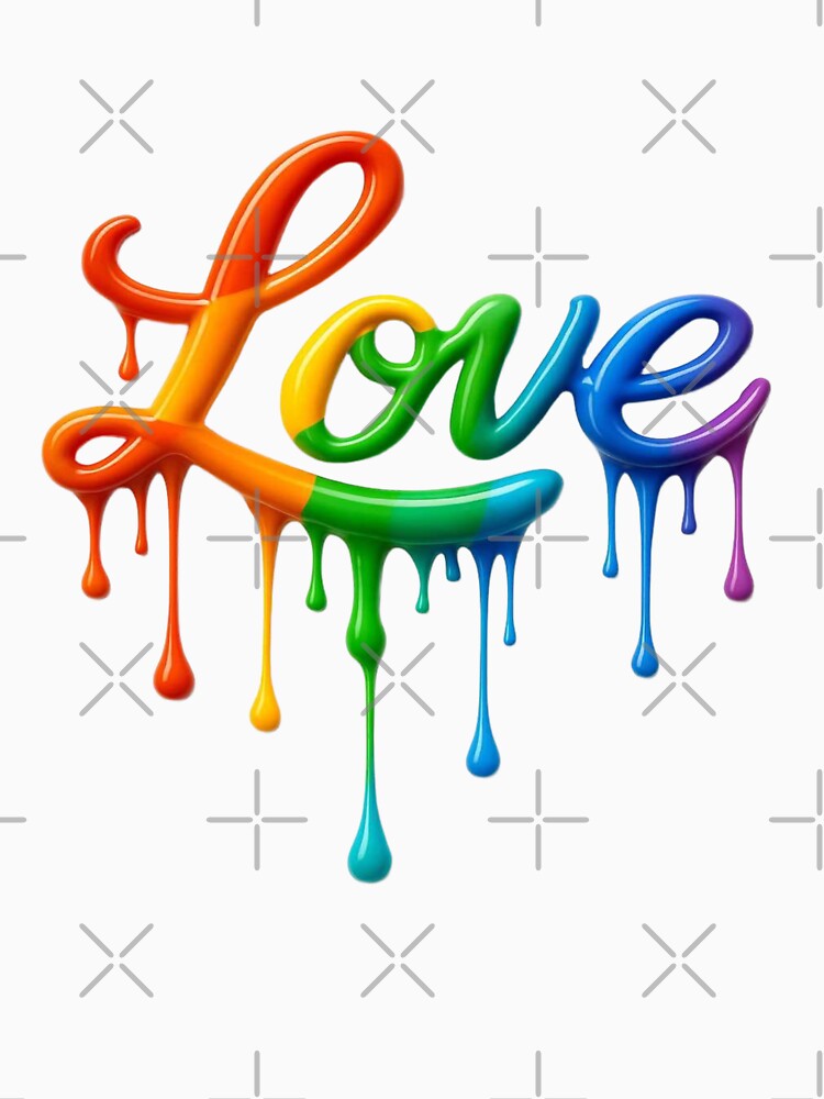 Rainbow Dripping Love by jimbo7664