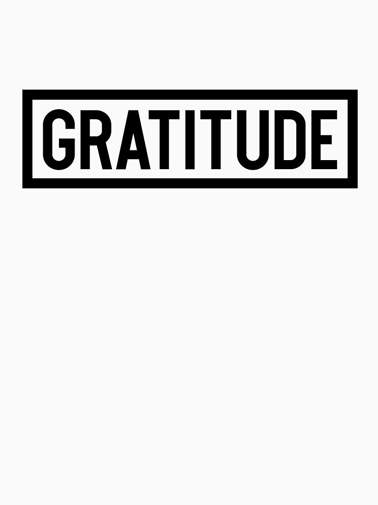 Gratitude by awesomethebrand