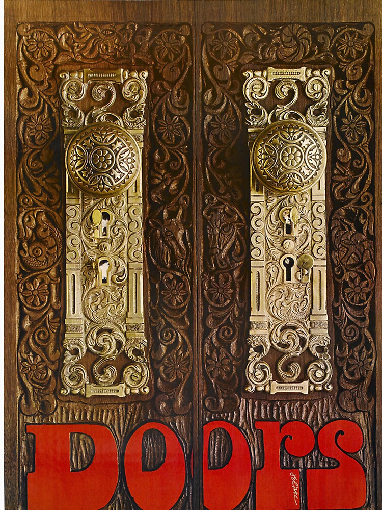 The Doors Promotional Poster - 1969 Vintage Music Poster by oldvintique