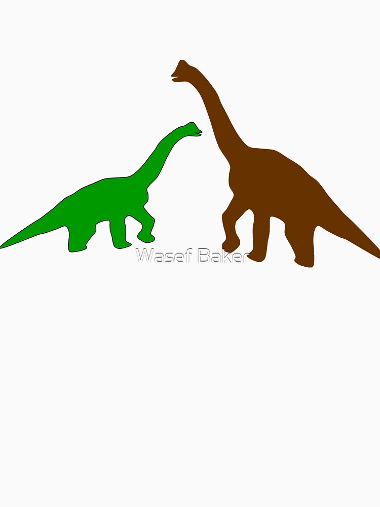 Dinosaur Couple by Wasef Baker