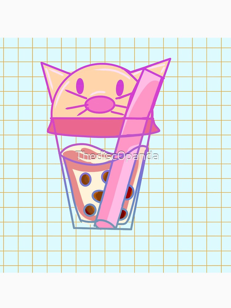 Cat Bubble tea by Thedisc0panda