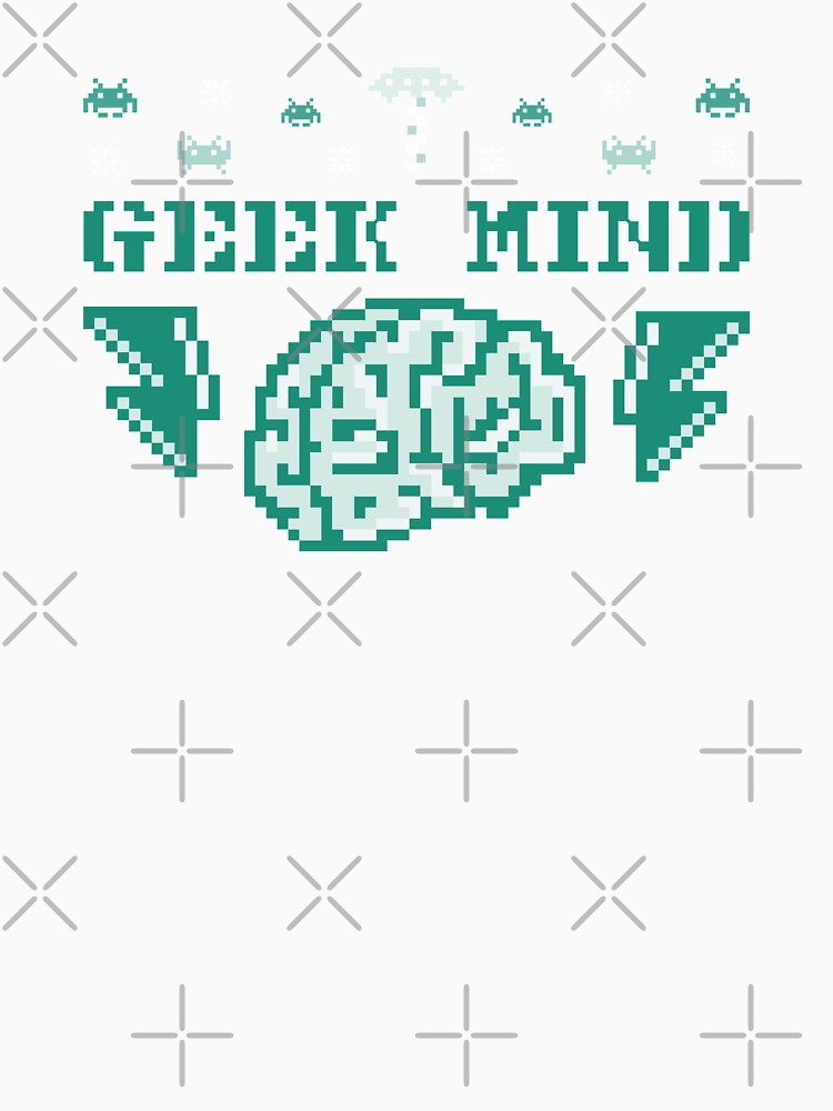 GEEK MIND 8 BIT ARCADE DESIGN by ER-DESIGNS