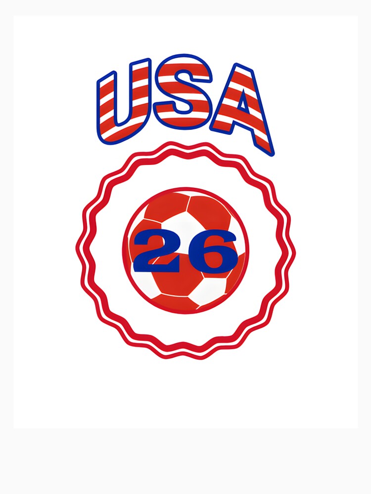 USA 2026 world cup soccer badge by Futbol26