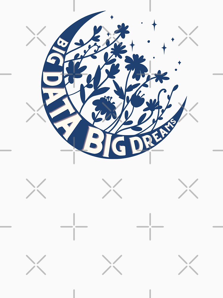 Big Data Big Dream Moon with Big data by JayCreativeNook