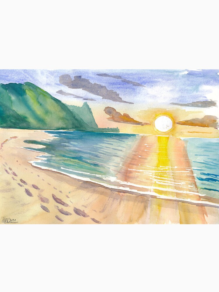 Sunset for Lovers In Tropical Bay by artshop77