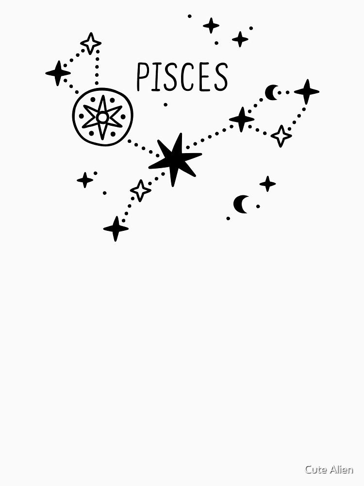 Pisces Sign Art by Cute Alien