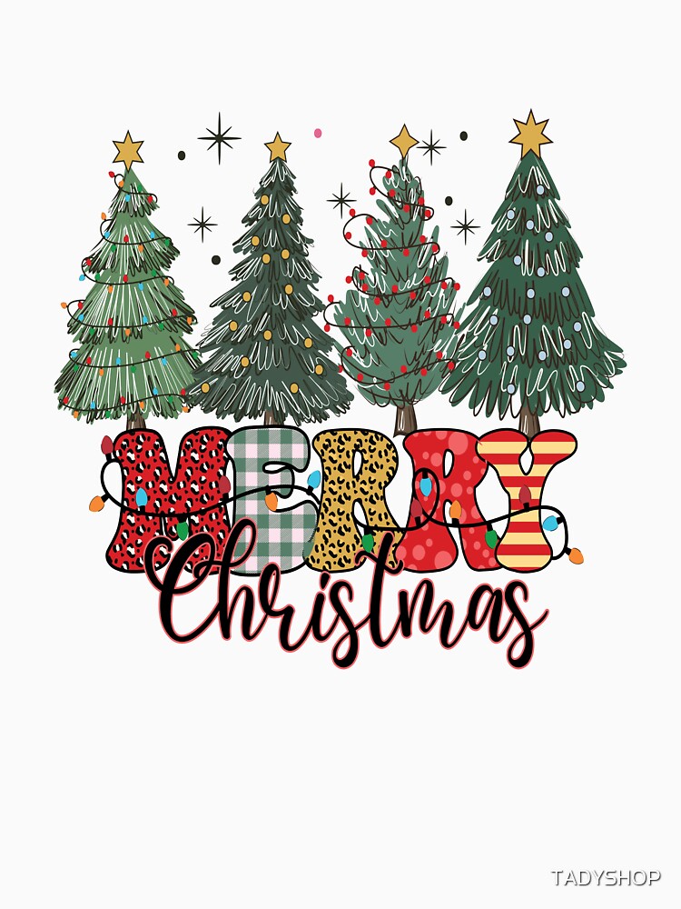 Vintage Merry Christmas - Retro Santa Claus - Christmas by TADYSHOP