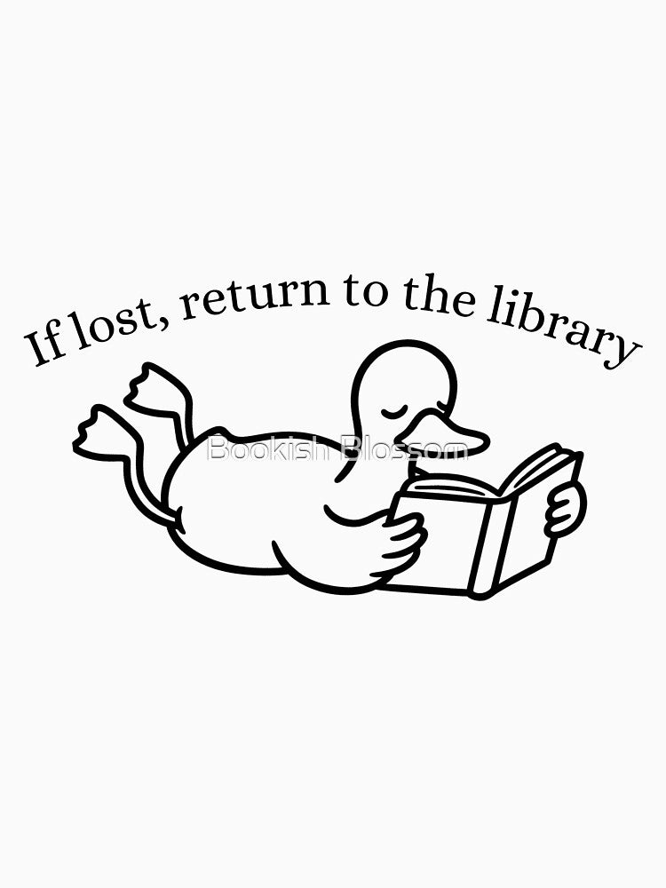 If lost, return to the library by Bookish Blossom