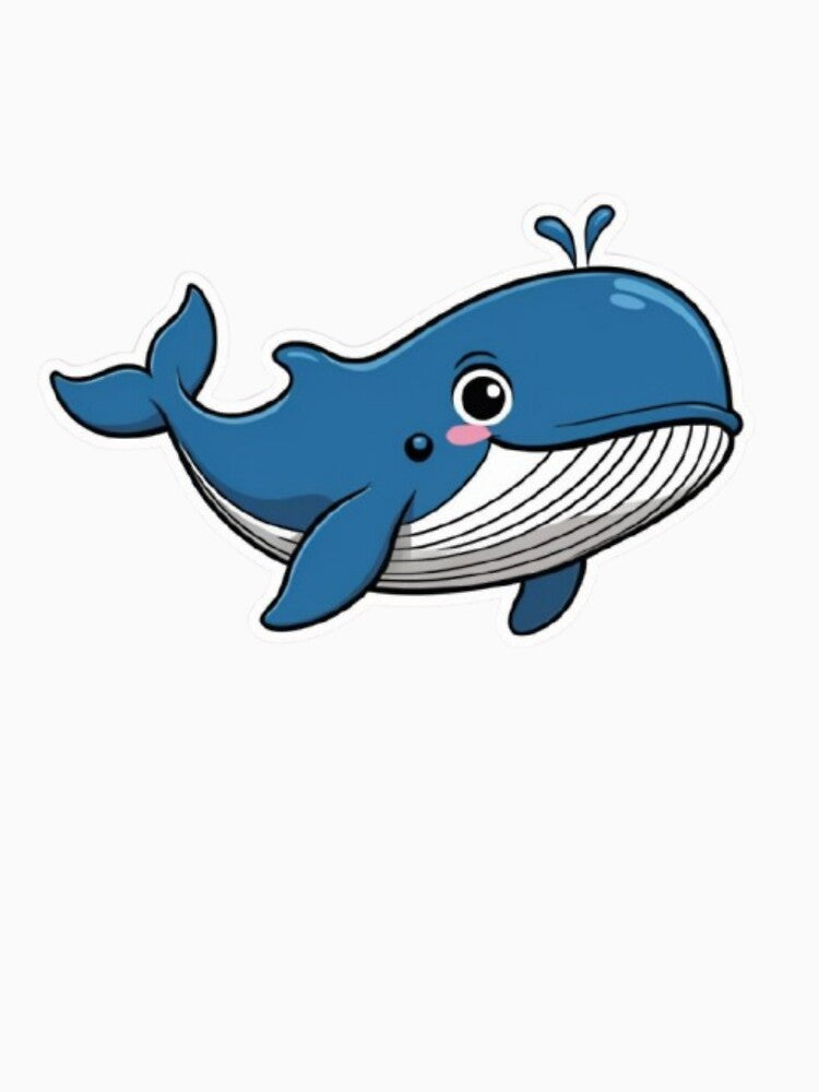 big whale by Pop Drop Shop