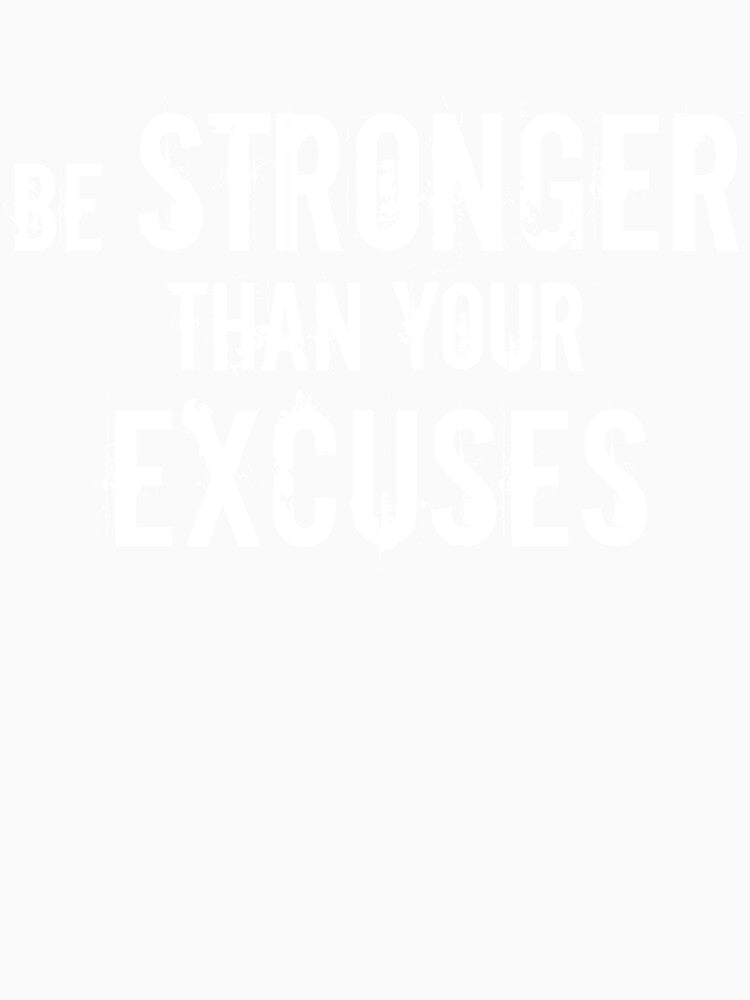 Be stronger than your excuses | Workout Weightlifting by assco