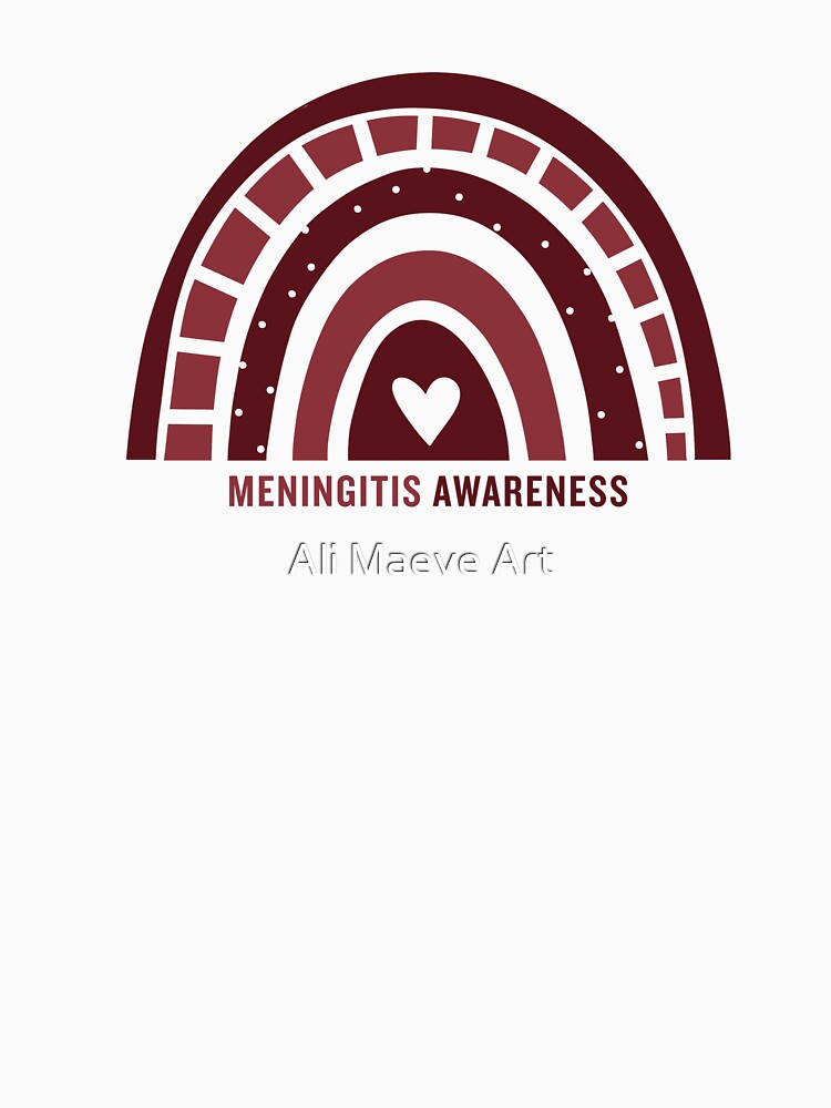 Awareness Rainbow - Meningitis by Ali Maeve Art