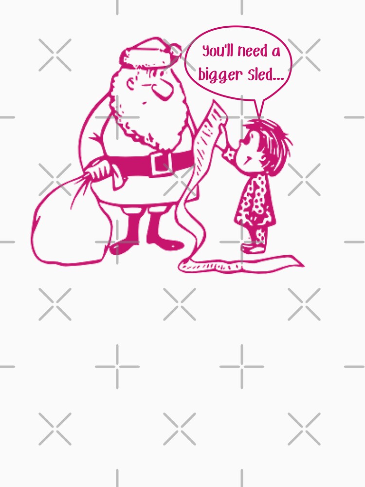 Vintage Santa Claus, Retro Vintage Pink Santa Claus, Classic Christmas by theflandonian