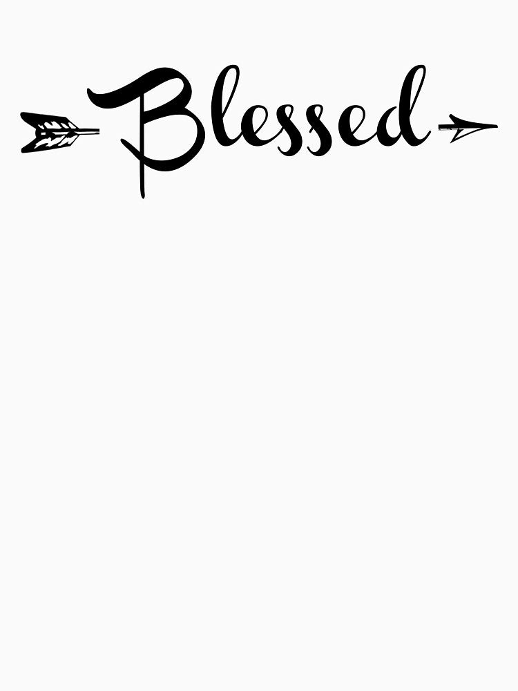 Funny Blessed T-Shirt by dogzytee